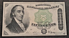 50 Cent US Fractional Currency 4th Series 1863 Fr. 1379 AU UNC Gem Green Seal