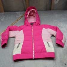 Spyder Zadie Jacket Girls 3 Pink Insulated Exo Shield Winter Hooded Light Puffer