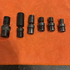Snap On 12-38 Drive Impact Swivel Socket Lot 13-15 Mm 1316 1116 12 10mm