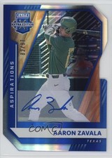 2021 Panini Elite Extra Edition 82/87 Aaron Zavala #38 Auto 2j0