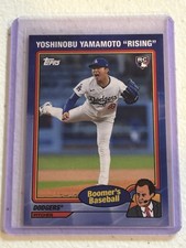 Yoshinobu Yamamoto Rookie Nickname SP 2024 Topps x Chris Berman Boomer Baseball