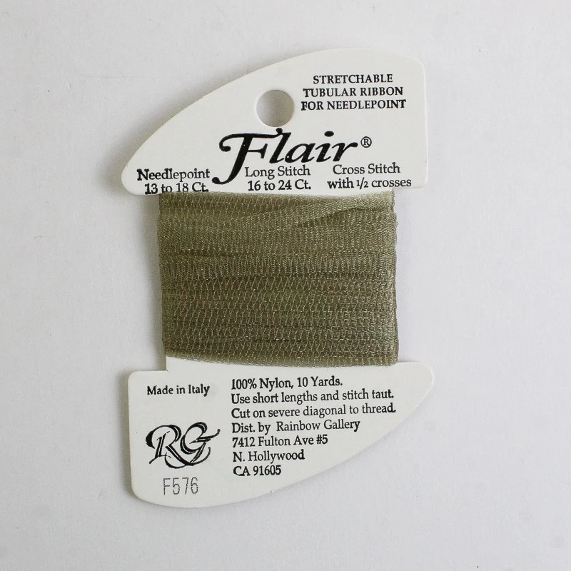 Lot 3 Cards Flair Stretchable Tubular Ribbon for Needlepoint Long Cross Stitch - Image 4 of 4