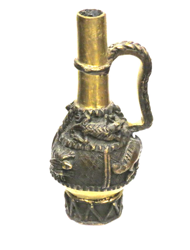 Unusual Vintage Asian Heavy Brass or Bronze Crocodile Lizards Frogs Spiders RARE