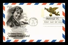 DR JIM STAMPS US FIRST DAY CARD AIR MAIL ANGEL WEATHERVANE AMELIA EARHART