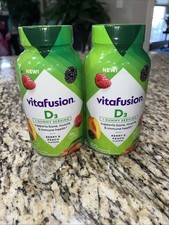  2 pack Vitafusion Vitamin D3 Gummy Vitamins Bone  Immune Support, Peach 300