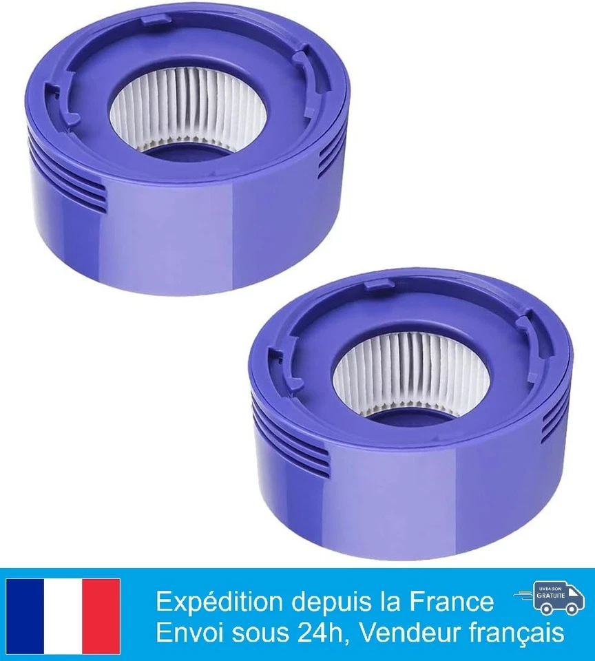 2 Filtres pour Dyson V7, V8, SV10, SV11, HH11 2 Hepa Filtre post-moteur - Photo 1/4
