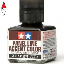 SMALTO MODELLISMO TAMIYA PANEL ACCENT LINE DARK BROWN