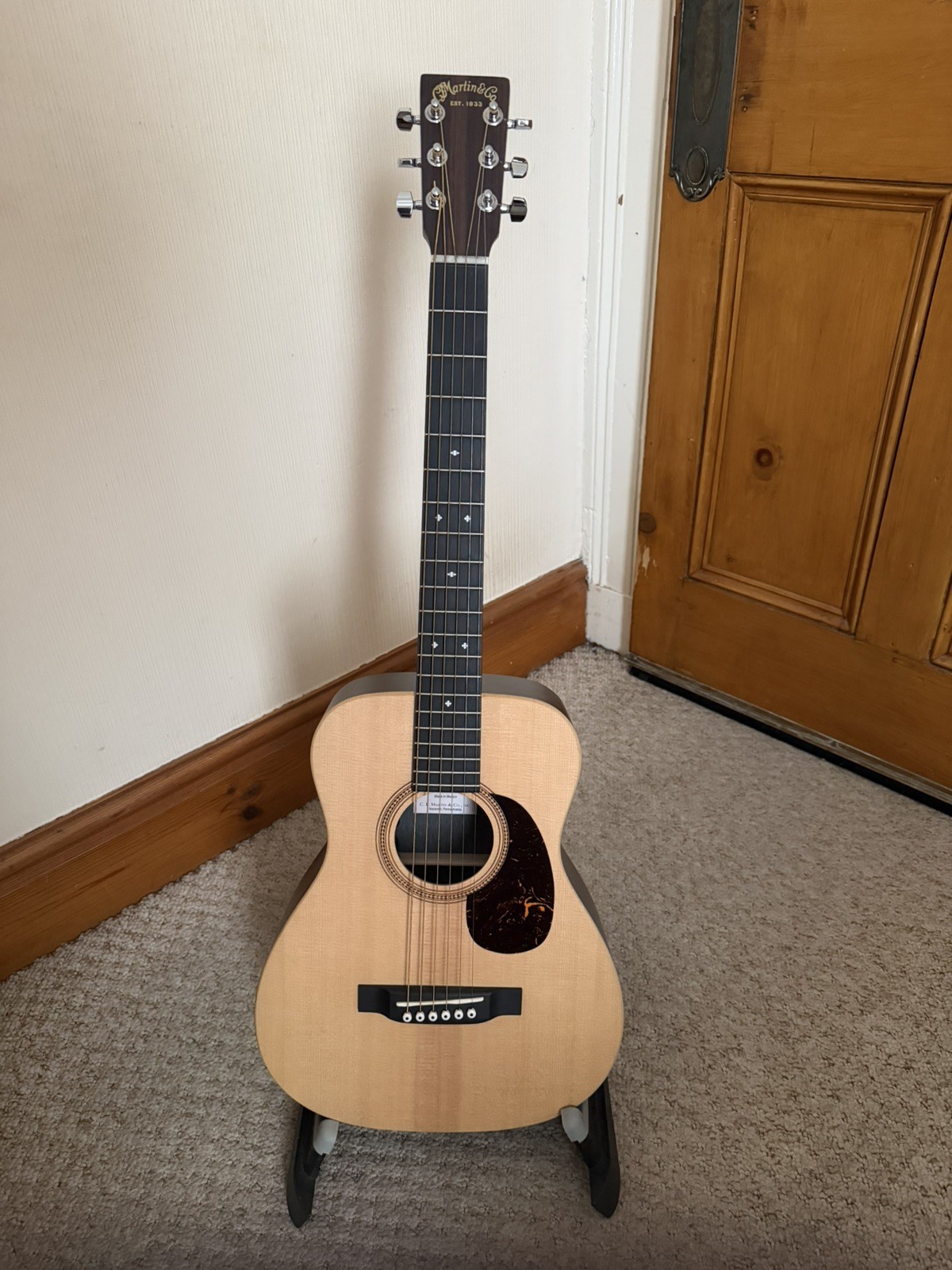 Little Martin LX1RE Satin Natural solid spruce top HPL Electro-Acoustic Guitar