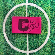 Paul Goddard Of England, QPR, West Ham & Newcastle Signed Captain Armband wCOA