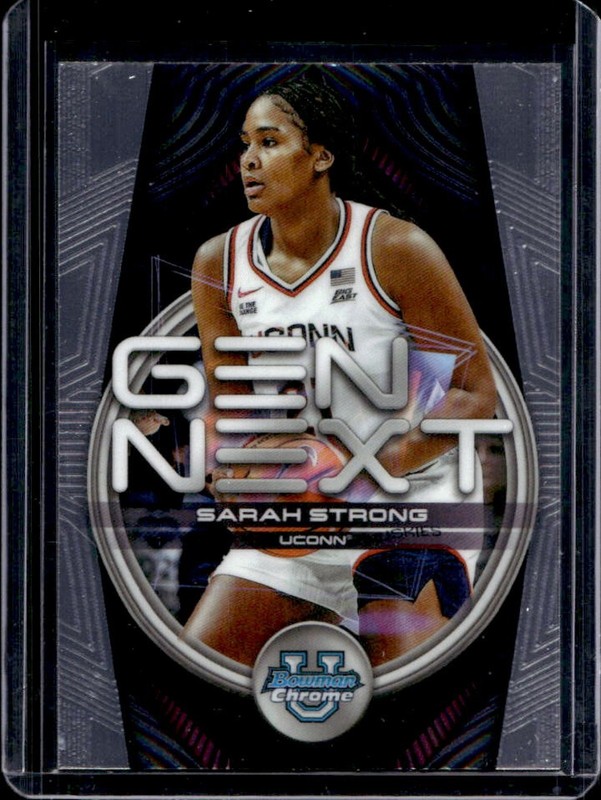 2025-26 Bowman Sarah Strong Gen Next Chrome #GN-5 Huskies