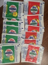 LOT OF 43 1981, 1982 TOPPS BASEBALL WAX WRAPPERS, NO CARDS.