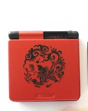 New Nintendo Game Boy Advance SP RED / Black  DRAGON  HOUSING SHELL KIT