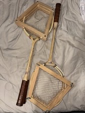 4 Vintage Sportcraft Silver Wing Tennis Rackets Made In Pakistan