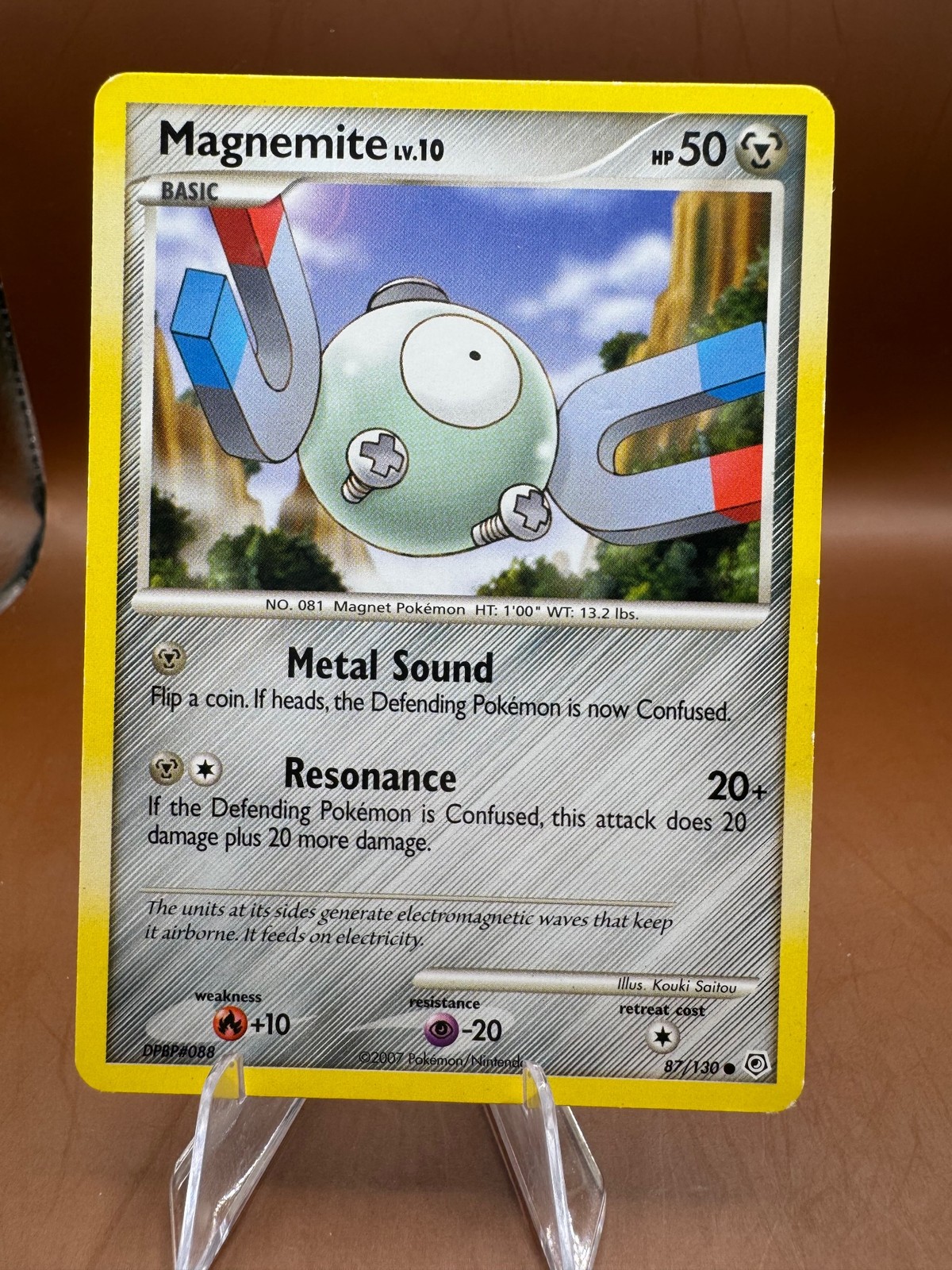 Magnemite 87/130 Diamond and Pearl Pokemon TCG