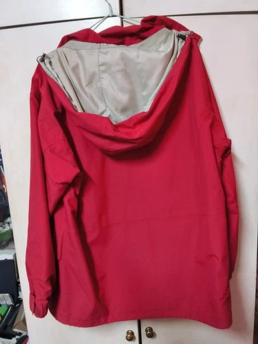 BLACK YAK Gore-Tex 2-Ply Waterproof Hooded Jacket Men's L/XL Red Gorpcore Shell image 4