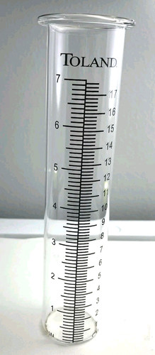 Toland Rain Gauge Glass Replacement 8.5"