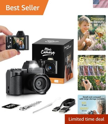 Durable 1080P Mini Camera - Ultimate Keychain Gift for Adventurous Kids & Teens
