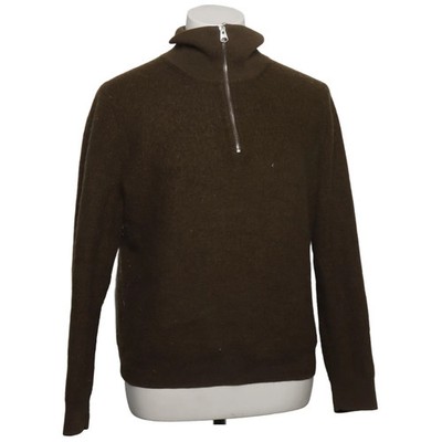 Arket, Strickpullover, Größe: M, Grün, Baumwolle/Wolle, Einfarbig, Herren #BCy