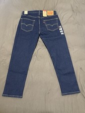 Levi's 502 Stretch Taper Flex Blue Jeans Men's 34x30 Dark Wash