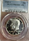 1968-S Kennedy Half Dollar PCGS PR68 DCAM Cameo Proof Silver 50C