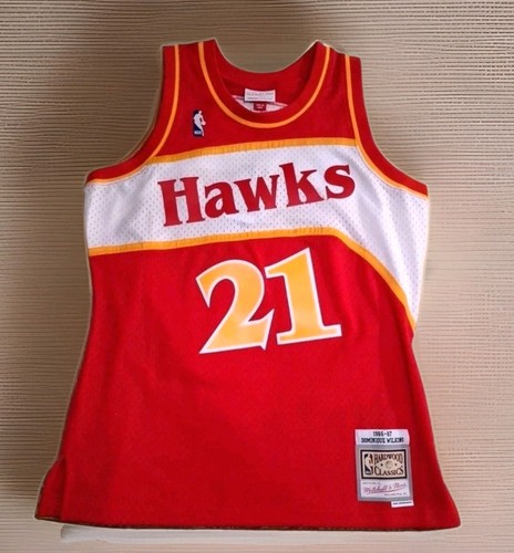 Mitchell & Ness:  Atlanta Hawks- DOMINIQUE  WILKINS-86-87 Swingman Jersey/M/NWT 