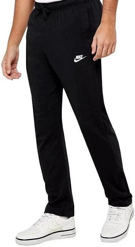 nwt Nike Sportswear Club Fleece Open Hem Sweatpants Black BV2707-010 Men's L XL - Picture 2 of 2
