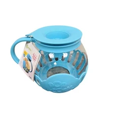 Ecolution Micro-Pop Microwave Popcorn Popper - 3 Quart Blue New NWT 3 QT