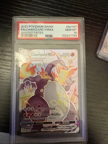 Shining Fates Shiny Vault Charizard VMAX #SV107/SV122 PSA 10