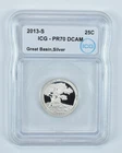 2013-S Washington Quarter Silver Great Basin ATB PR70 DCAM ICG *8084