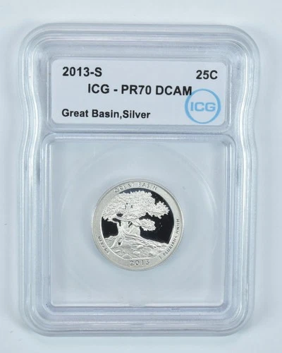 2013-S Washington Quarter Silver Great Basin ATB PR70 DCAM ICG *8084