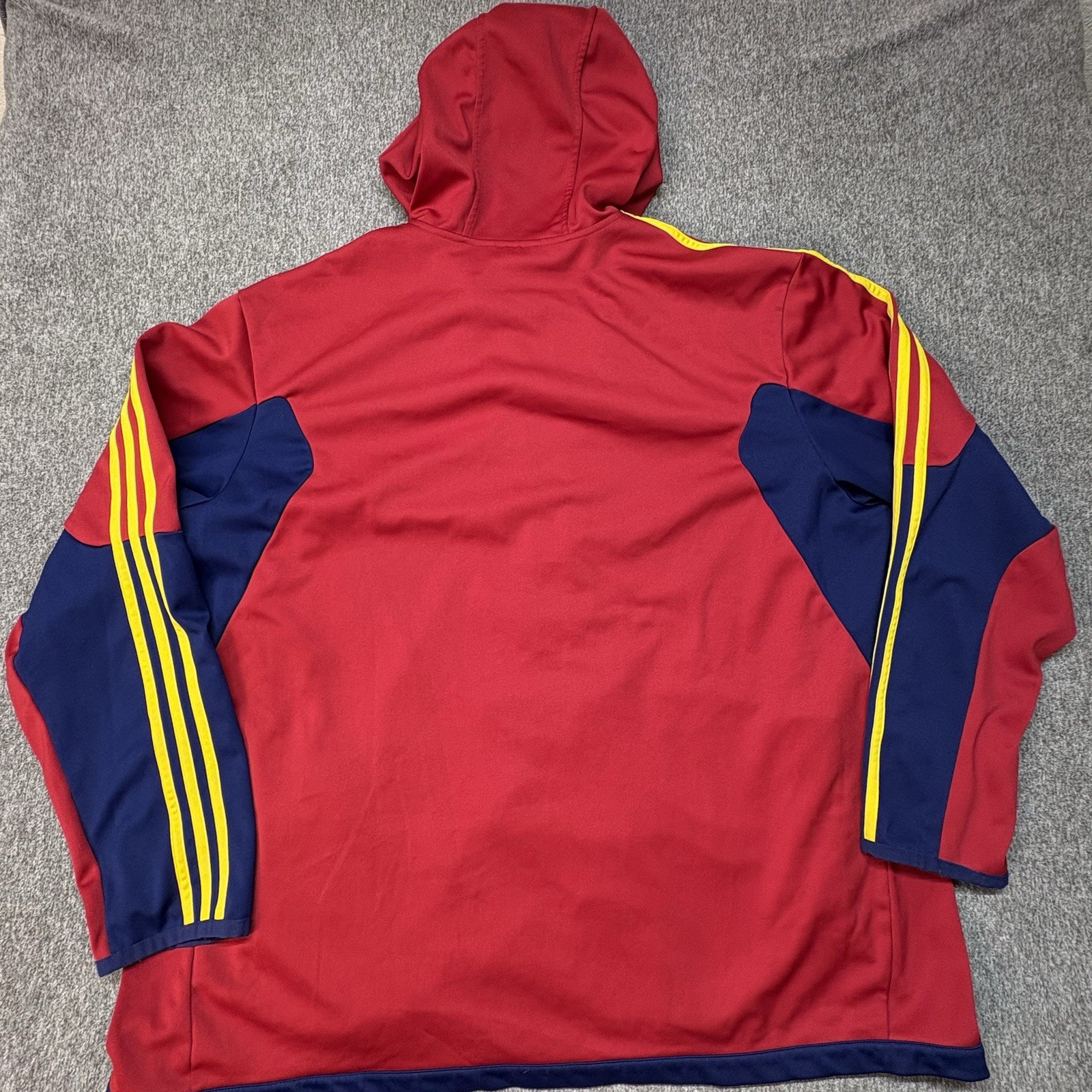 Adidas Xango Real Salt Lake Logo Mens 2XL Track Jacket Hoodie 2011 Zip MLS RSL view 4
