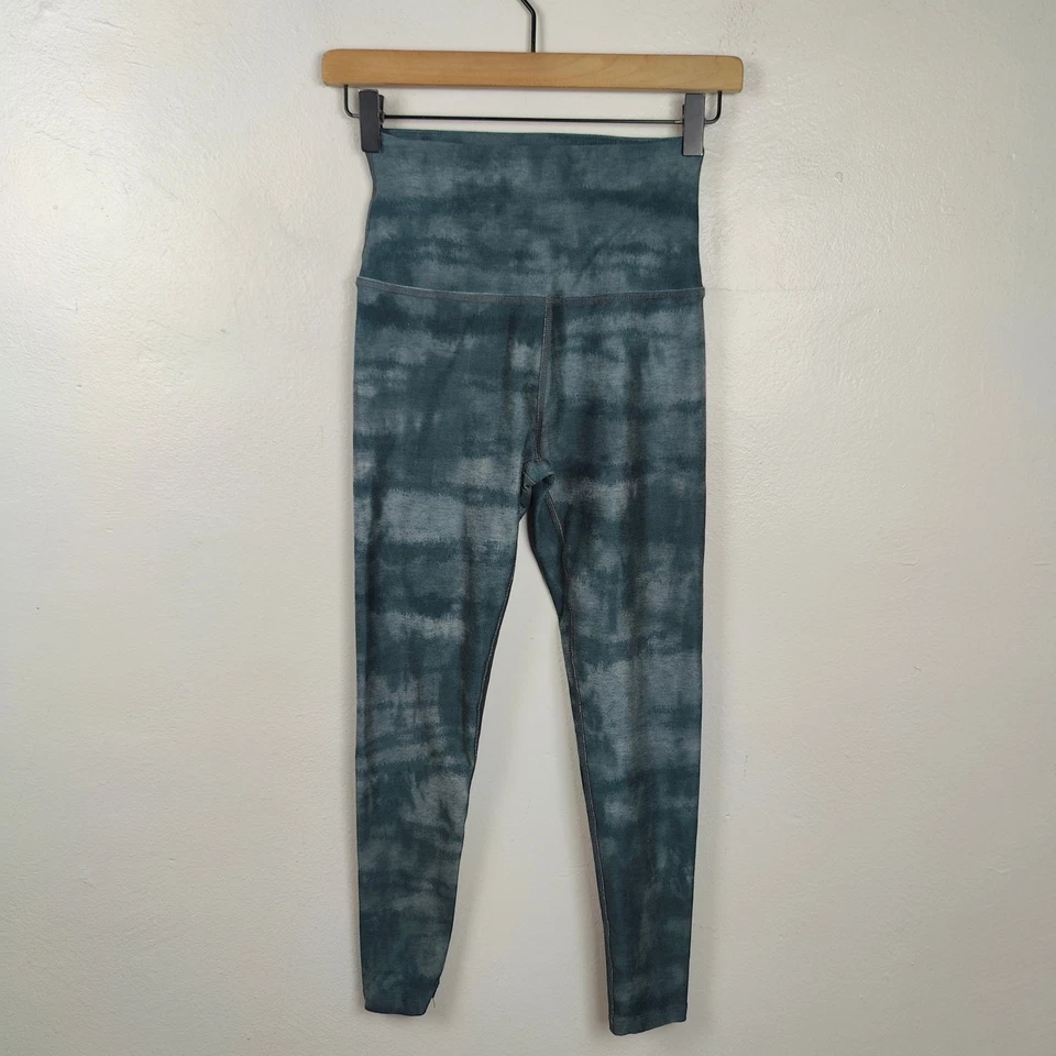 Beyond Yoga Lux Cintura Alta 7/8 Yoga Leggings Mujer Pequeño Gris Tie Dye Salón Foto 2 de 4