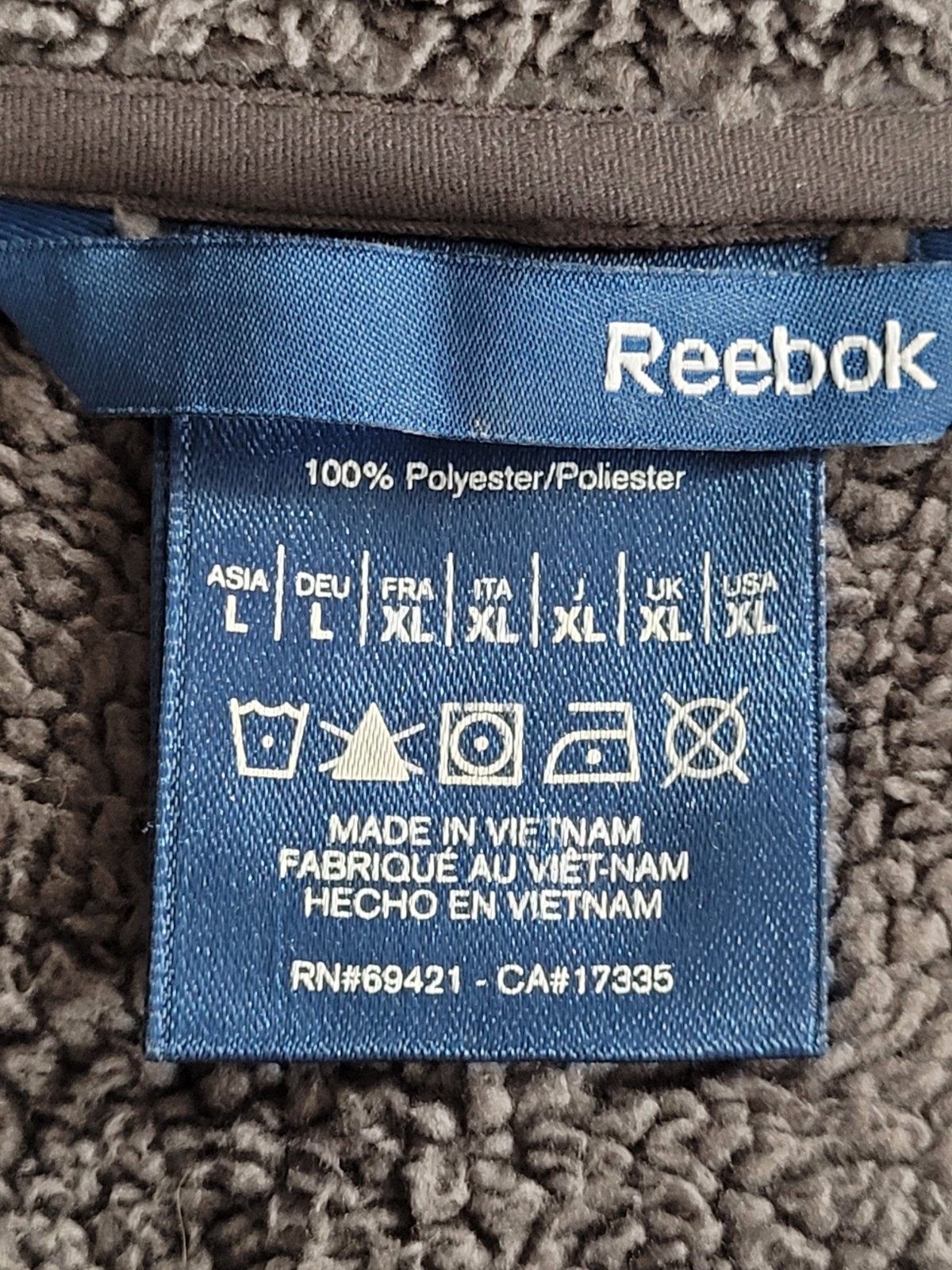 Reebok Jacket Softshell Fully Fleece Lined Full Z… - image 21