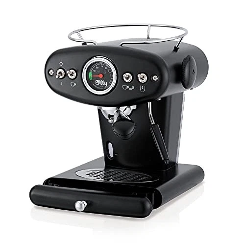 Vista prospettica illy X1 Anniversary nera