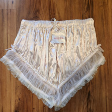 Innerr Granny Panty Silky Nylon Satin Brief Sissy Vintage style