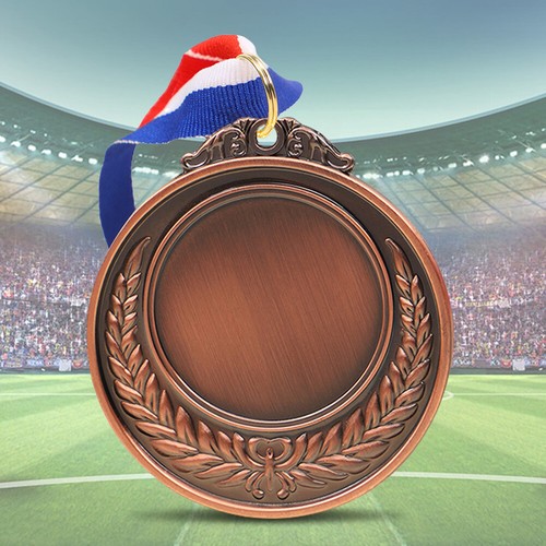 10Pcs Competition Prize Medals 5.2cm Gold/Silver/Bronze Medal for Sports Games - Picture 21 of 21