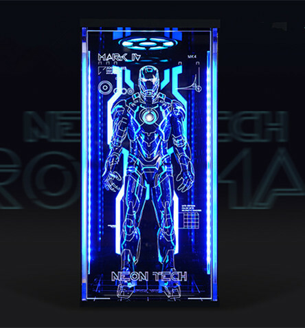 iron man mark iv neon tech