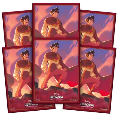 Lorcana Card Sleeves Aladdin 65 Sleeves Zubehör Disney Ravensburger Schutzhüllen