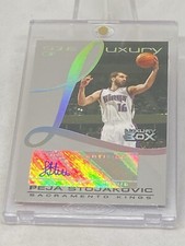 2004 Topps Luxury Box Signs of Luxury /100 Peja Stojakovic KINGS Auto AUTOGRAPH
