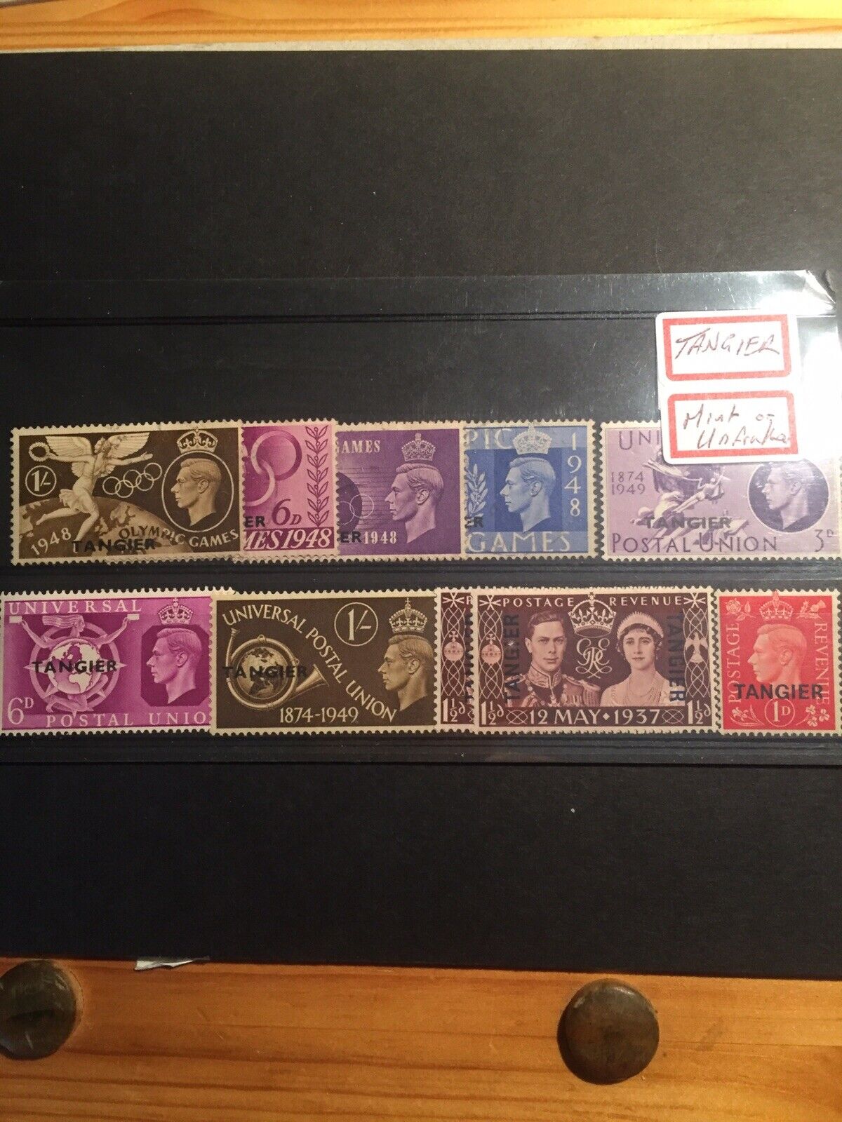 KGVI JOB LOT MINT STAMPS as pictures