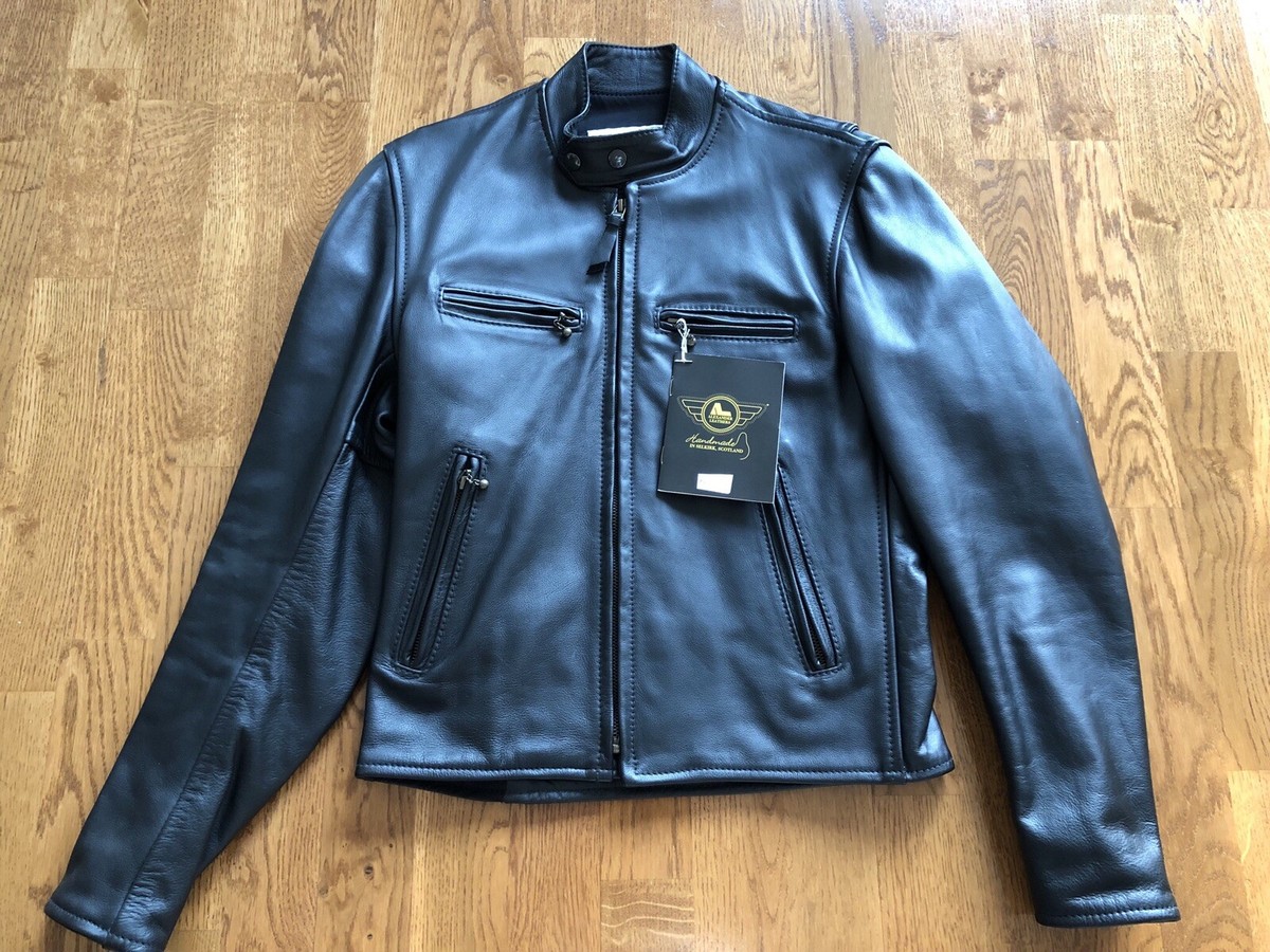 【安値】90'sJ.Crew-Leather jacket (size L) J CREW Leather Jacket M Mens Vintage BOMBER Jacket