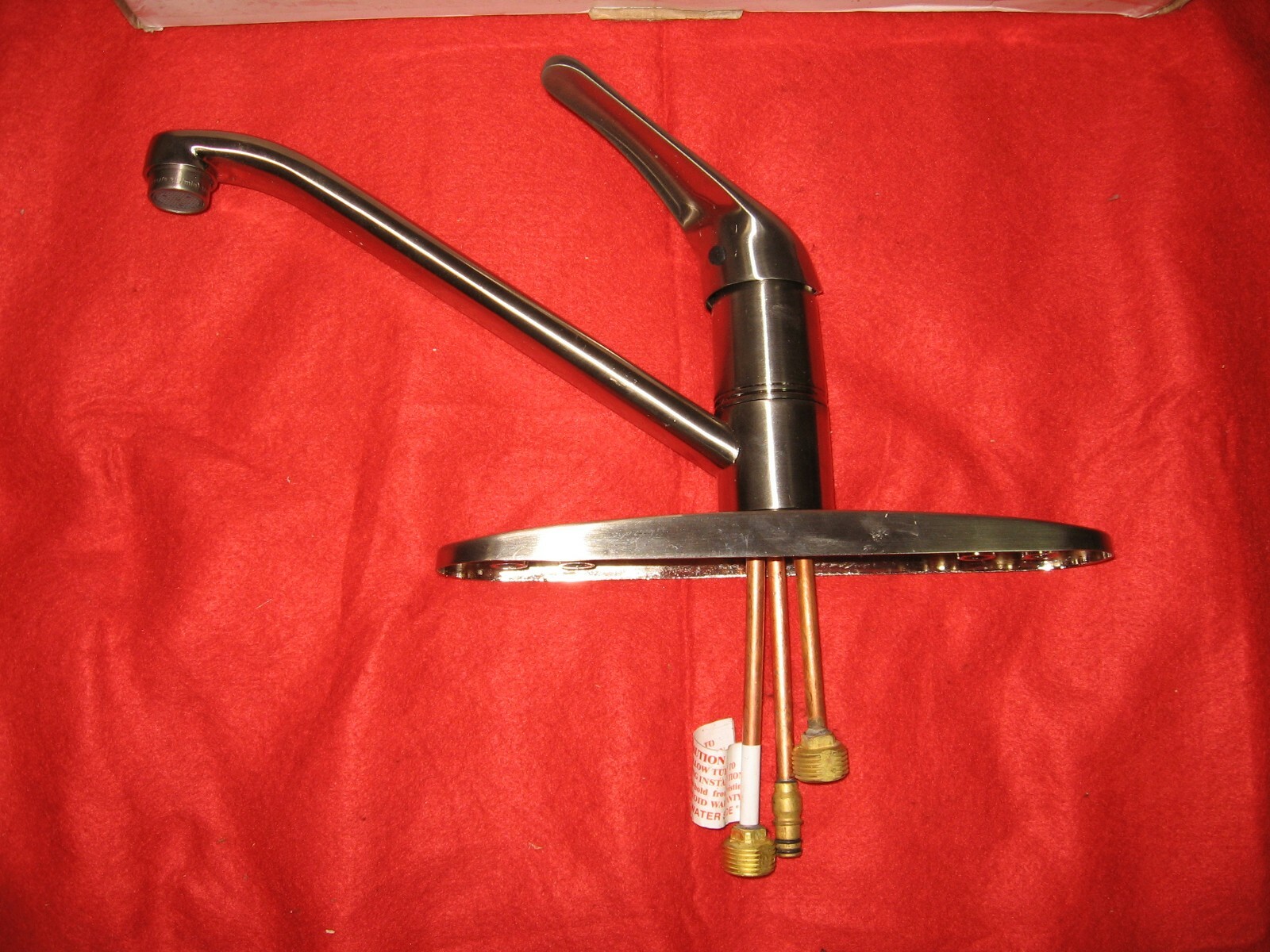 Oak Brook Kitchen SingleHandle Faucet Stainless Steel with Sprayer