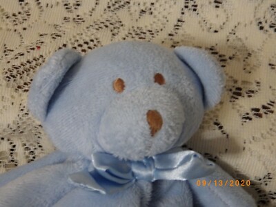 blue teddy comforter