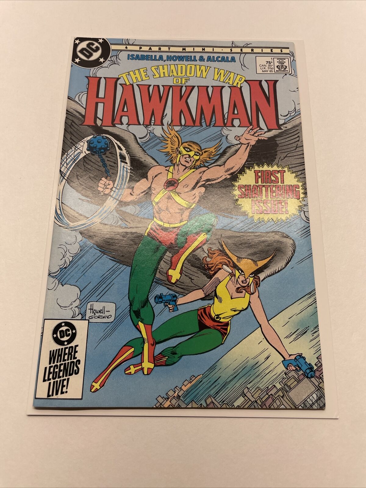1985 DC Comics The Shadow War of HAWKMAN #1 Mini-Series