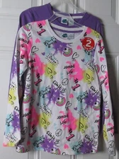 New Girls Size 10/12 Extremely Me 2 Pack Longsleeve Tees Girl Things Purple