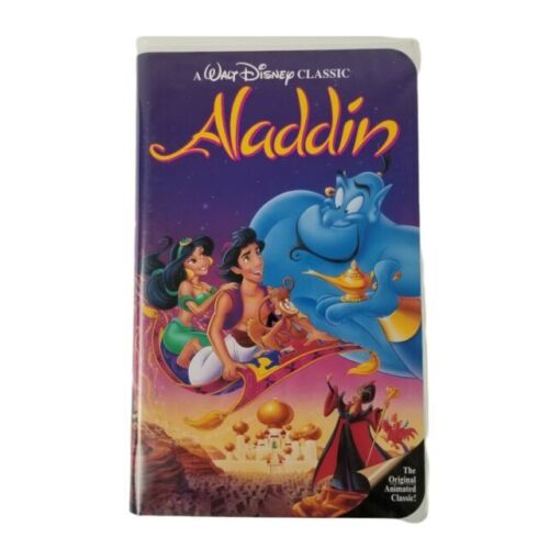 Walt Disney's Classic ALADDIN VHS * Rare Black Diamond Edition * - Picture 1 of 1