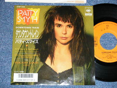 PATTY SMYTH Japan 1987 PROMO Stamp 7''45 DOWNTOWN TRAIN