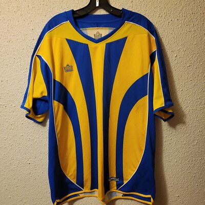 Admiral Yellow and Blue Soccer Jerseys Sz XL (Lot of 2)