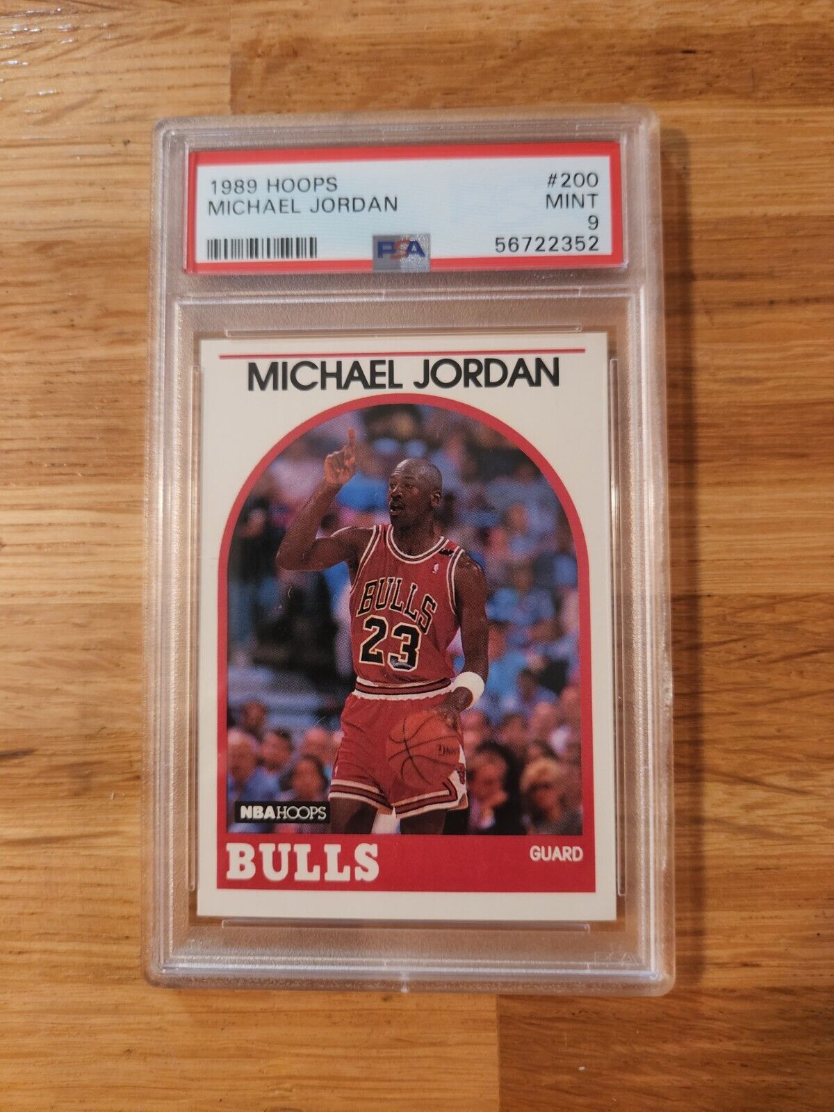 MICHAEL JORDAN 1989 Hoops Card #200 PSA 9 MINT (NEW LABEL) | eBay