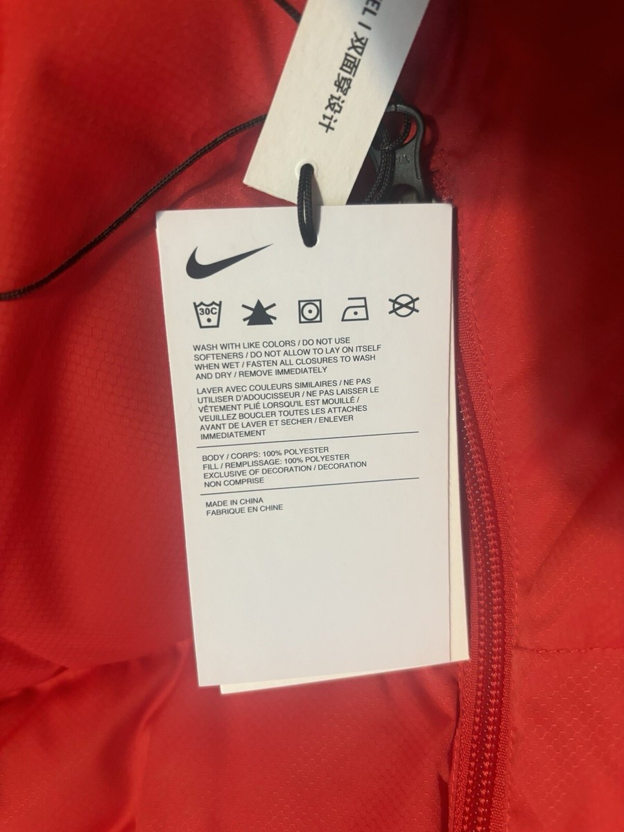 Supreme x Nike Reversible Puffy Jacket Red SS21 2021 Size Xl Supreme x Nike Reversible Puffy Jacket Red SS21 2021 Size Xl